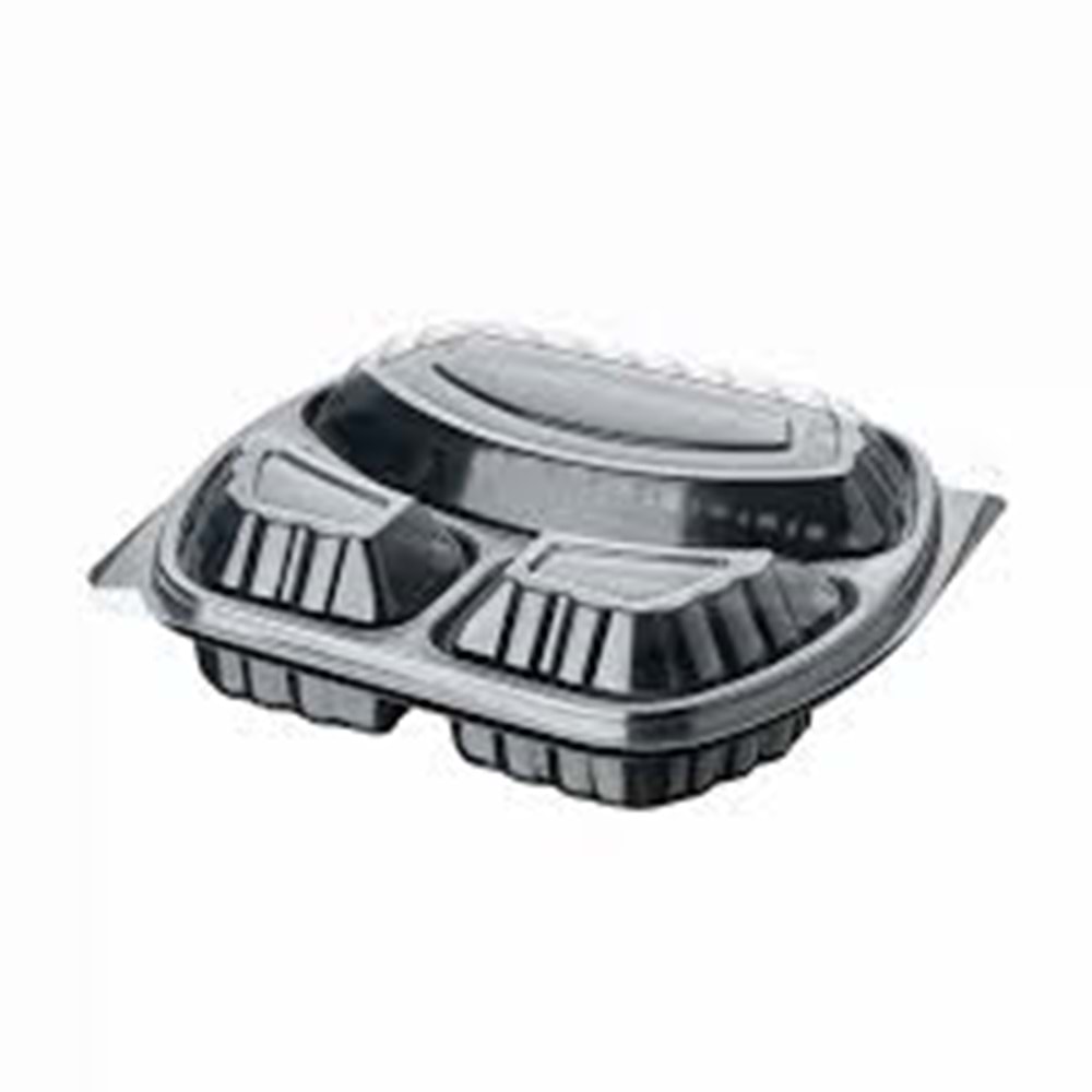 3 GÖZ MİKRODALGA KASE 50 Lİ KAPALI