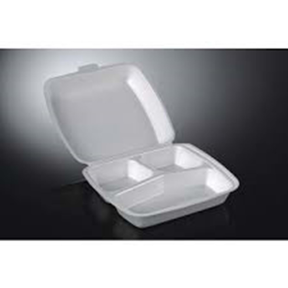 LÜX 3 GÖZ KAPAKLI KÖPÜK KASE 100 LÜ