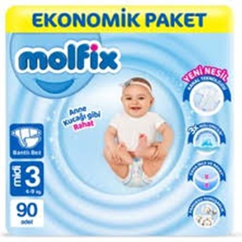 MOLFİX 3D MİDİ 3 NO 68 Lİ