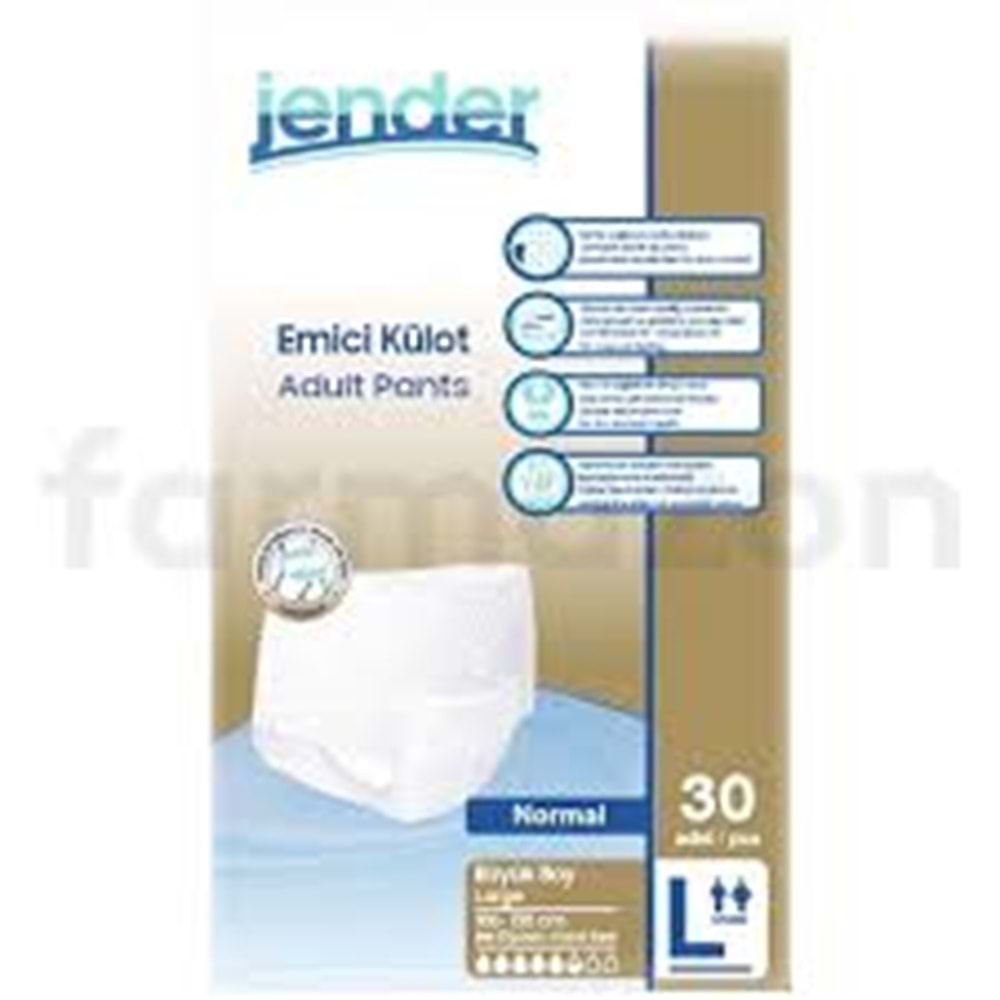 JENDER EMİCİ KÜLOT L BOY 30 LU