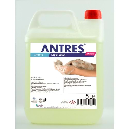 ANTRES KÖPÜK EL YIKAMA MADDESİ 5 LT