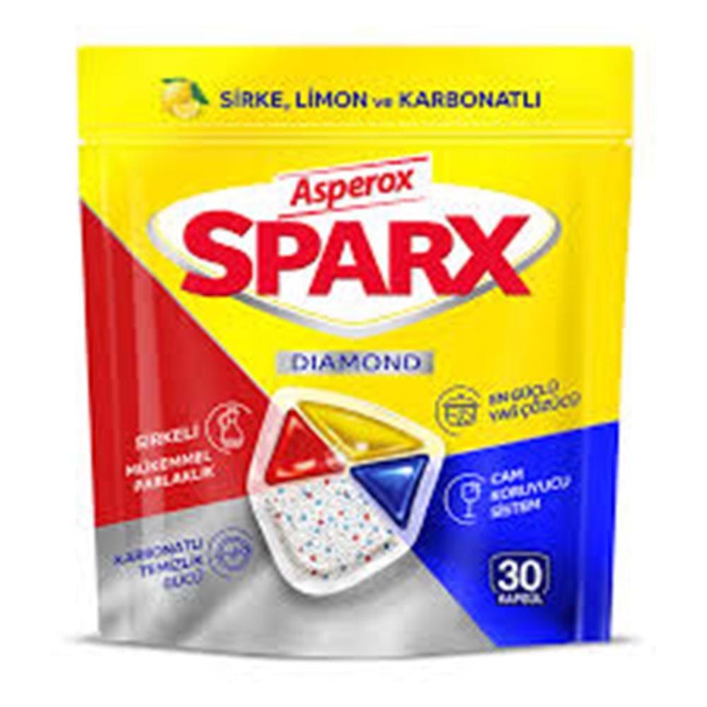 ASPEROX SPARK DİAMOND BULAŞIK MAK KAPSÜL 30 LU