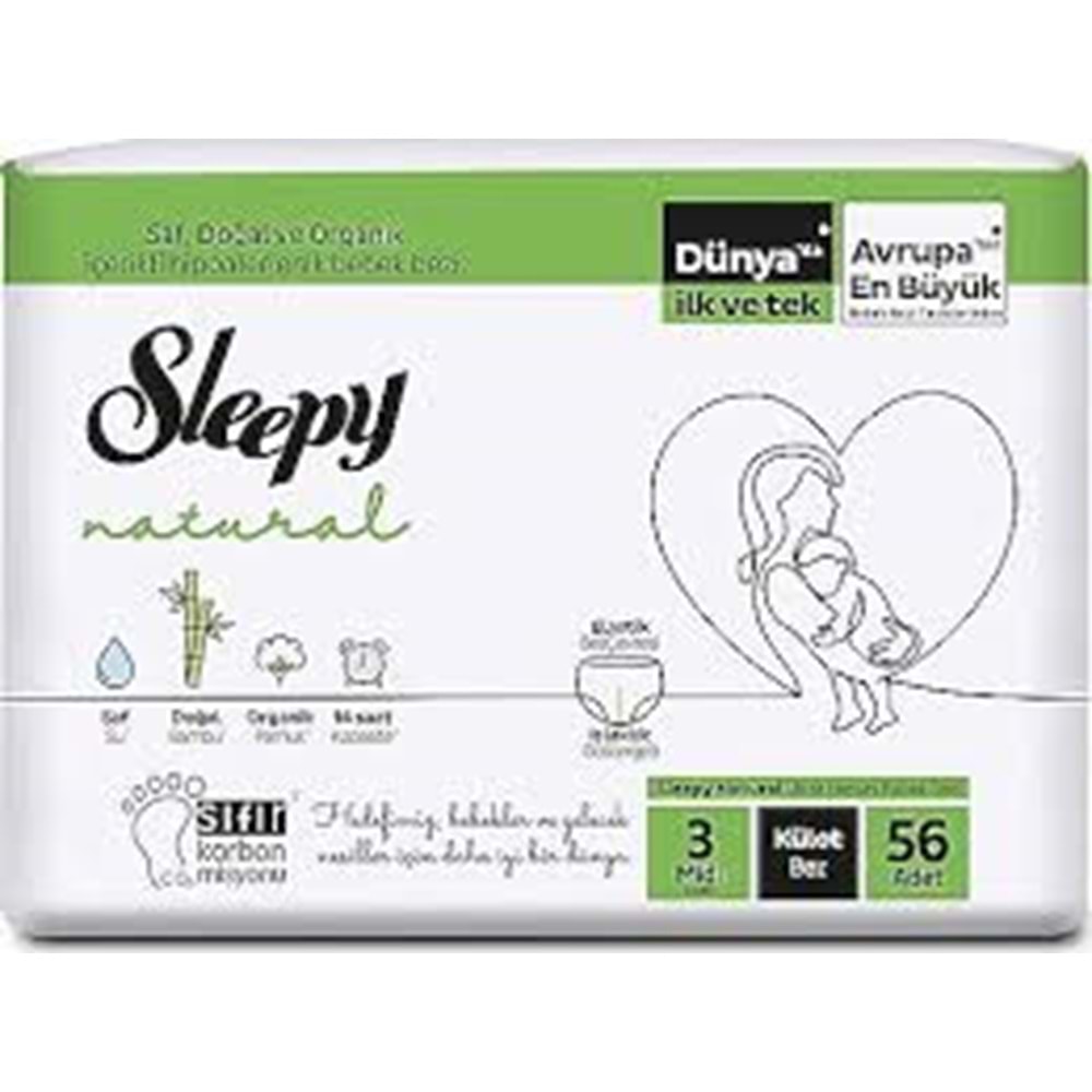 SLEEPY 2 Lİ JUMBO 3 NO MAXİ 56 LI 49 KG