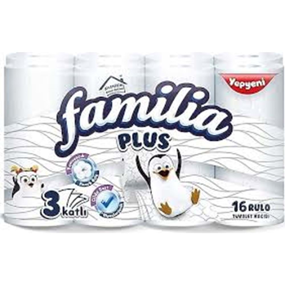 FAMİLYA PLUS 3 KAT 16 Lİ HAVLU