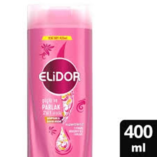 ELİDOR ŞAMPUAN GÜÇLÜ 400 ML 2
