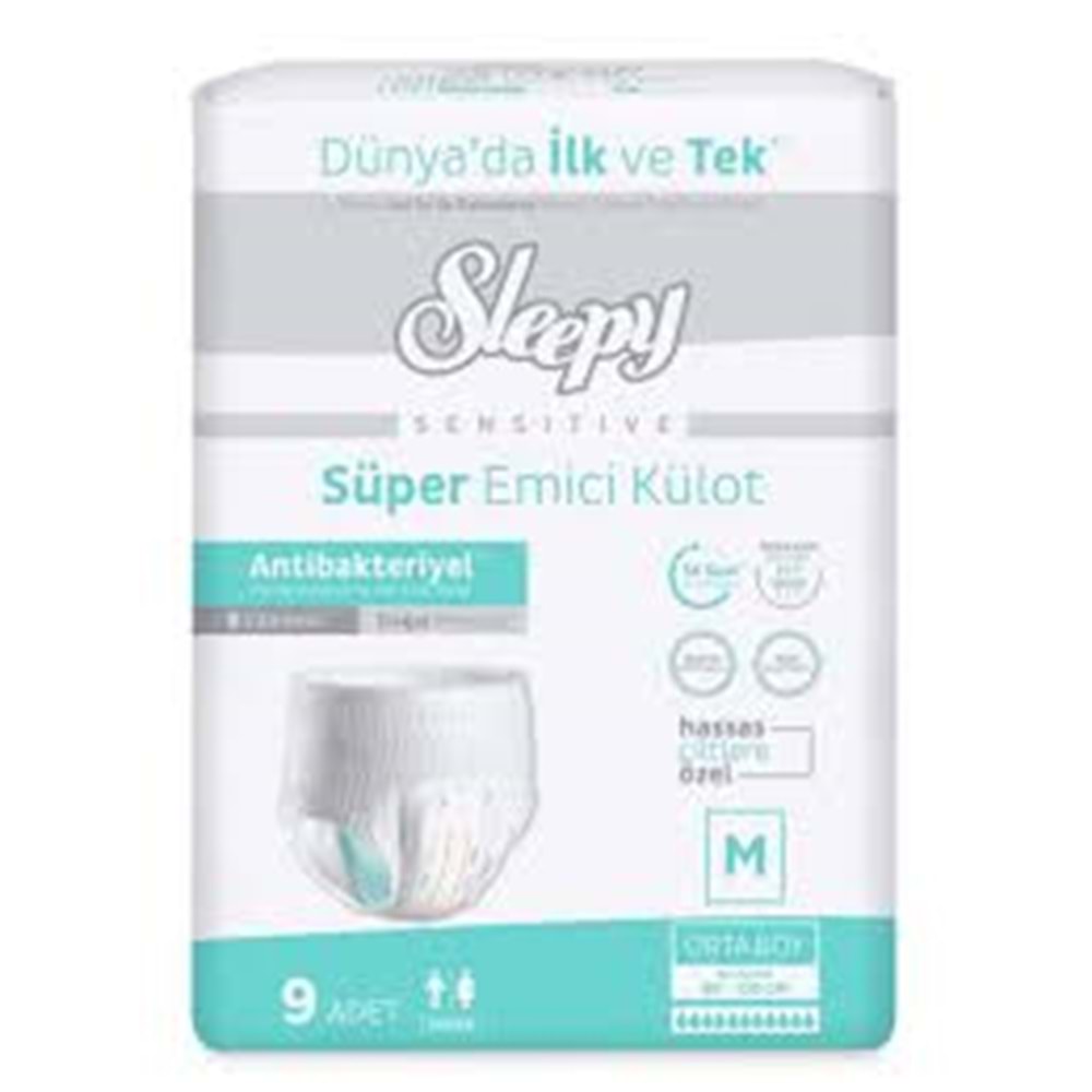 SLEEPY HASTA BEZİ KÜLOT M 9 LU