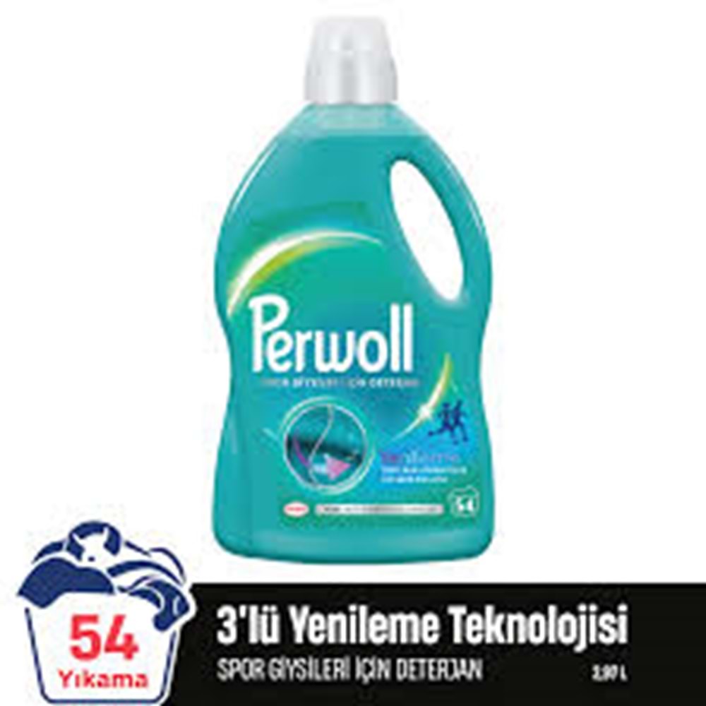 PERWOL SPOR KIYAFET SIVI DETERJAN 2,97 LT