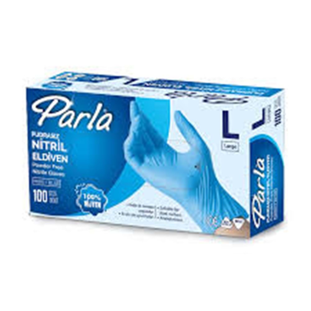 PARLA NİTRİL L ELDİVEN 100 LÜ