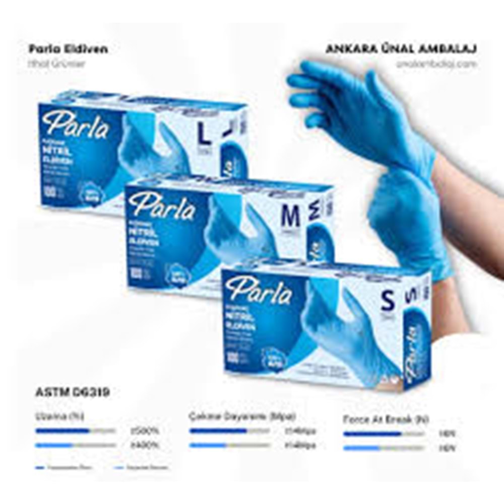 PARLA NİTRİL M ELDİVEN 100 LÜ