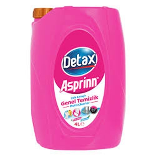 DETAX GÜLEÇ ASPRİN 4000ML*4